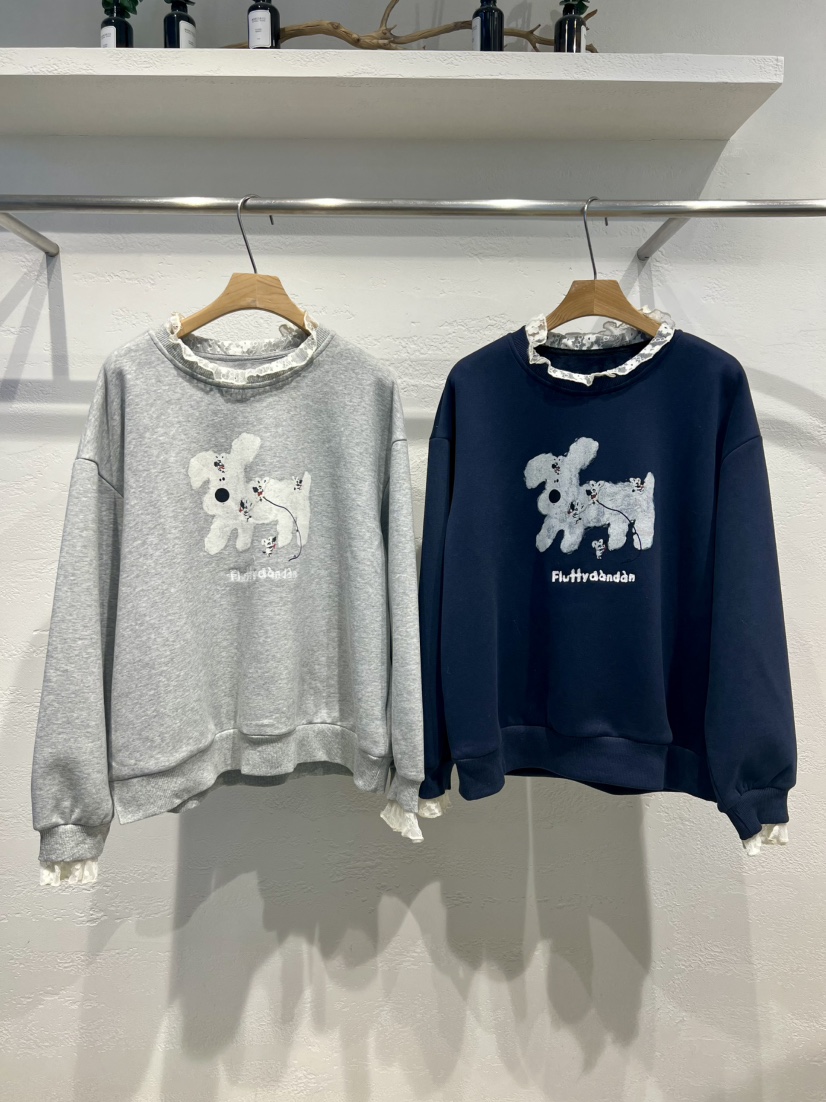 OLA韓國代購㊣女裝新品熱賣休閑推薦25秋冬人氣職業時尚衛衣mellor/OLA衛衣