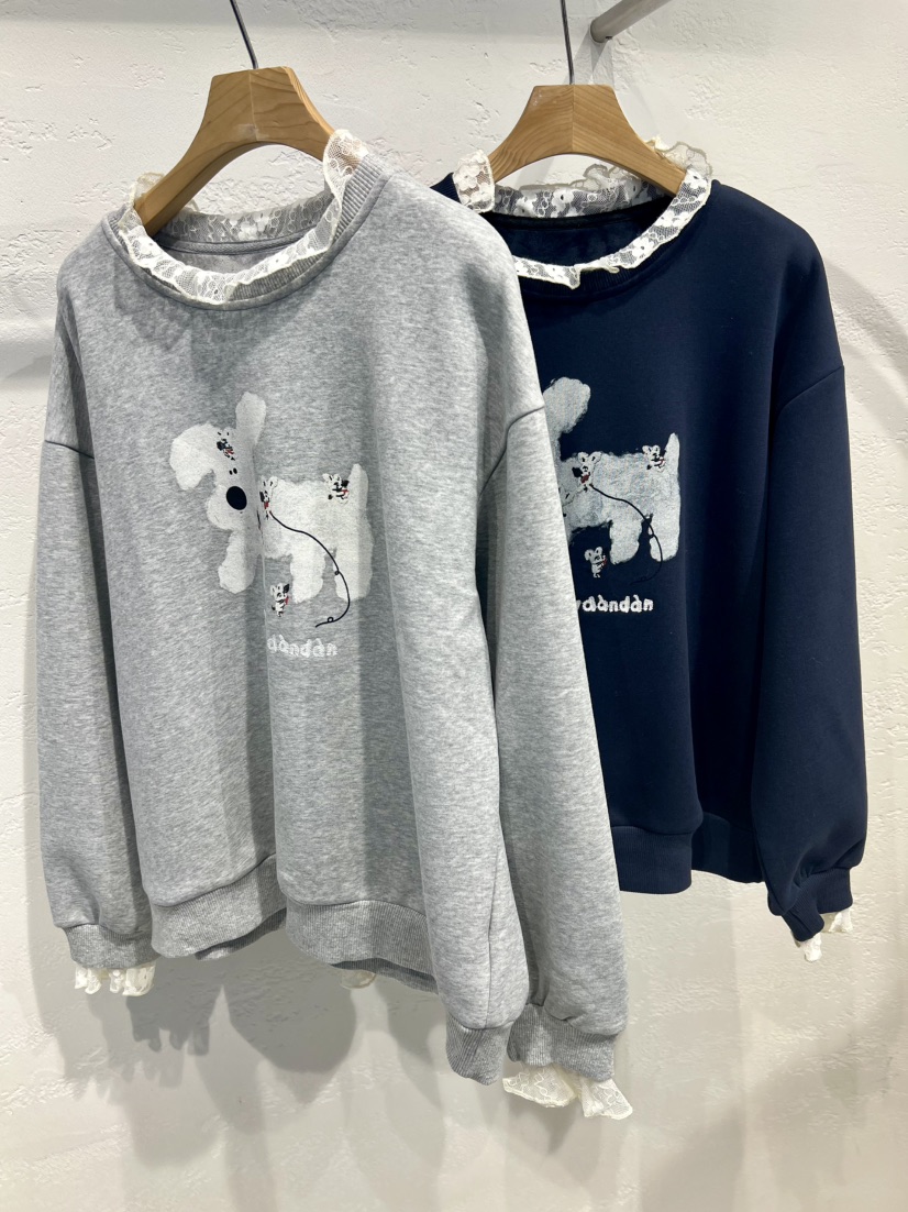 OLA韓國代購㊣女裝新品熱賣休閑推薦25秋冬人氣職業時尚衛衣mellor/OLA衛衣