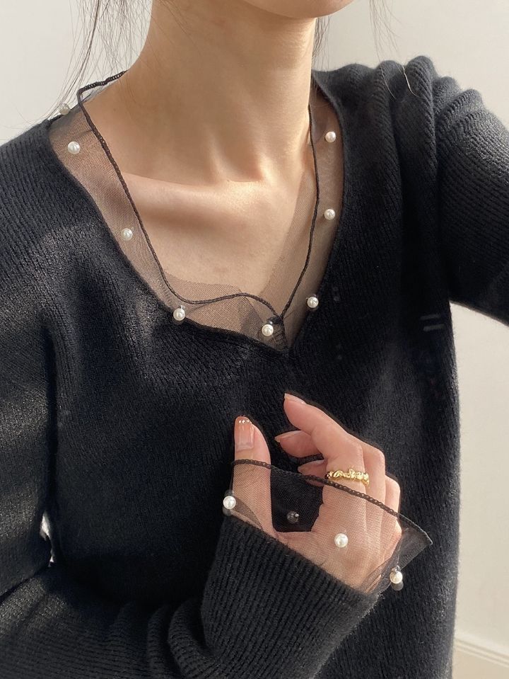 STAY HERE韓國代購㊣女裝新品時尚熱賣職業人氣25秋冬針織衫STAY HERE針織衫