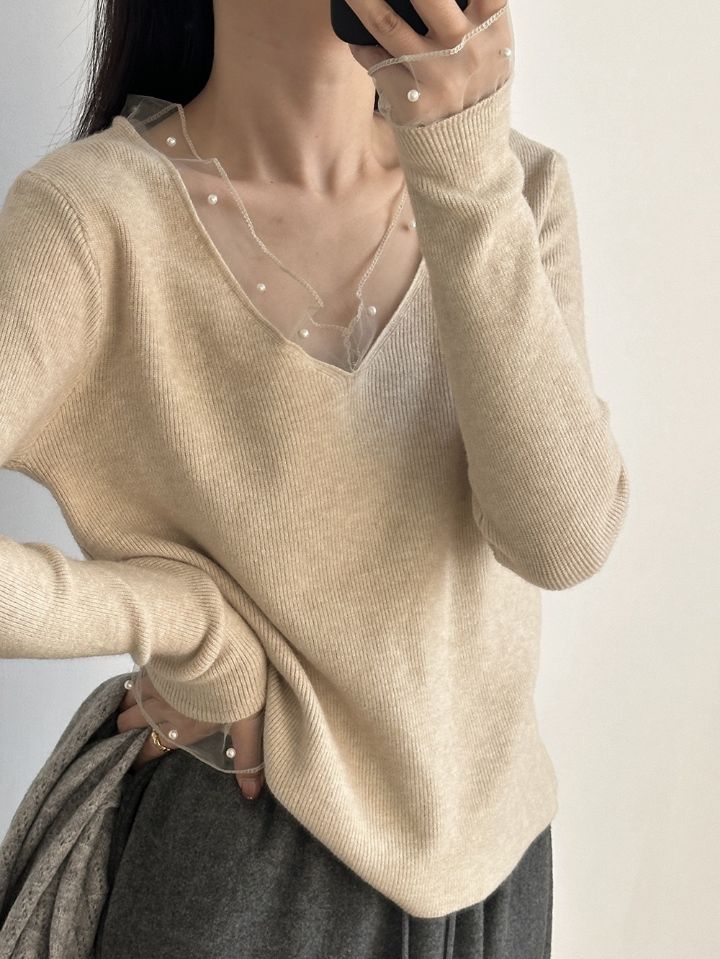 STAY HERE韓國代購㊣女裝新品時尚熱賣職業人氣25秋冬針織衫STAY HERE針織衫