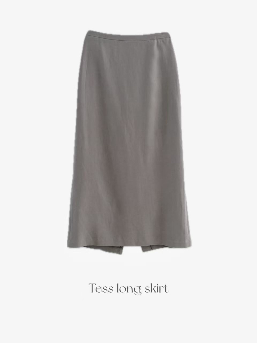 OLI SEOUL韓國代購㊣女裝新款熱賣25秋冬人氣職業推薦長裙OLI SEOUL長裙圖色2