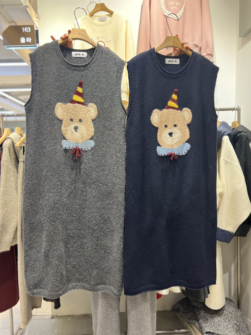 OLA韓國代購㊣女士新品推薦職業熱賣時尚休閑25秋冬人氣連衣裙mellor/OLA連衣裙