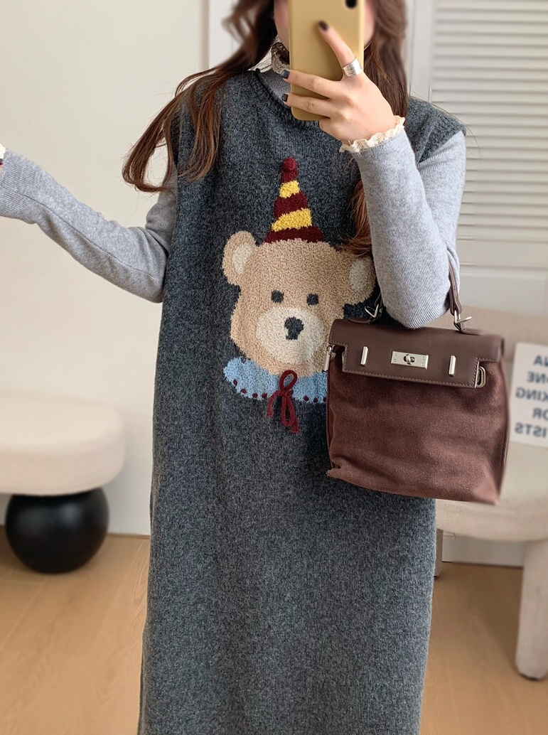 OLA韓國代購㊣女士新品推薦職業熱賣時尚休閑25秋冬人氣連衣裙mellor/OLA連衣裙