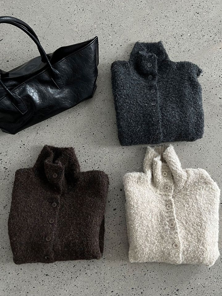 STAY HERE韓國直郵㊣女裝新品熱賣推薦職業時尚25秋冬馬甲高領STAY HERE馬甲