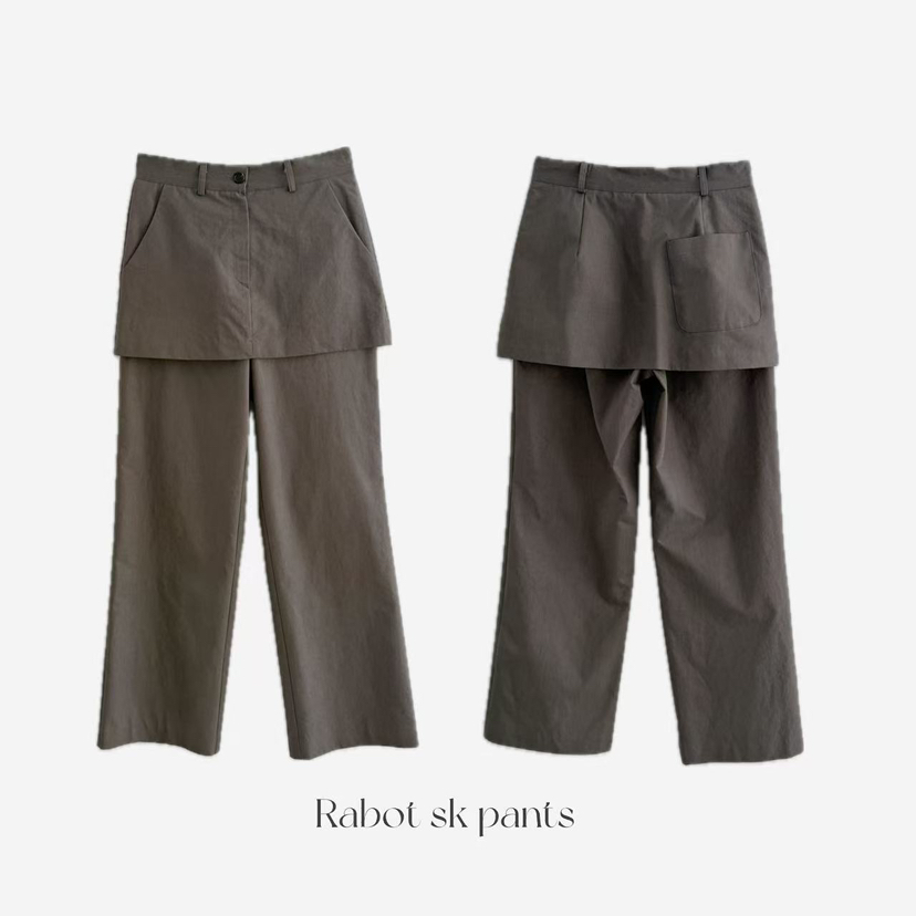 OLI SEOUL韓國代購㊣女裝新款時尚25秋冬休閑職業裙褲兔子OLI SEOUL裙褲