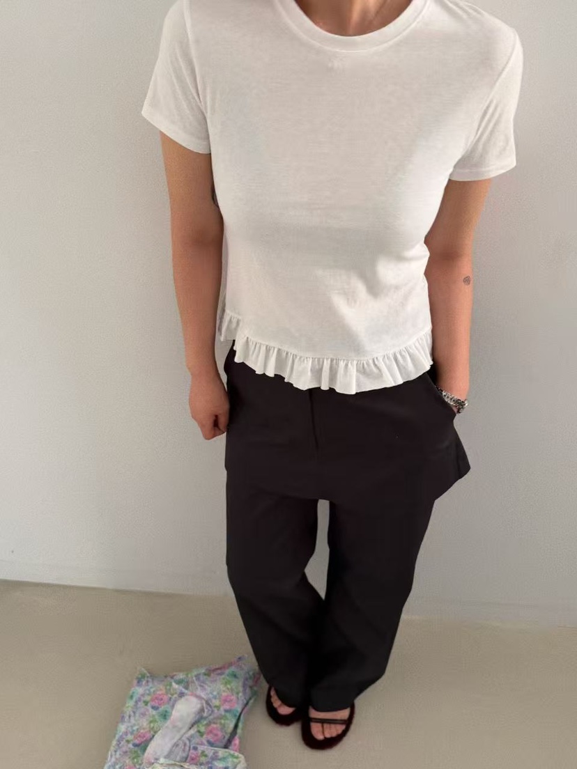 OLI SEOUL韓國代購㊣女裝新款時尚25秋冬休閑職業裙褲兔子OLI SEOUL裙褲