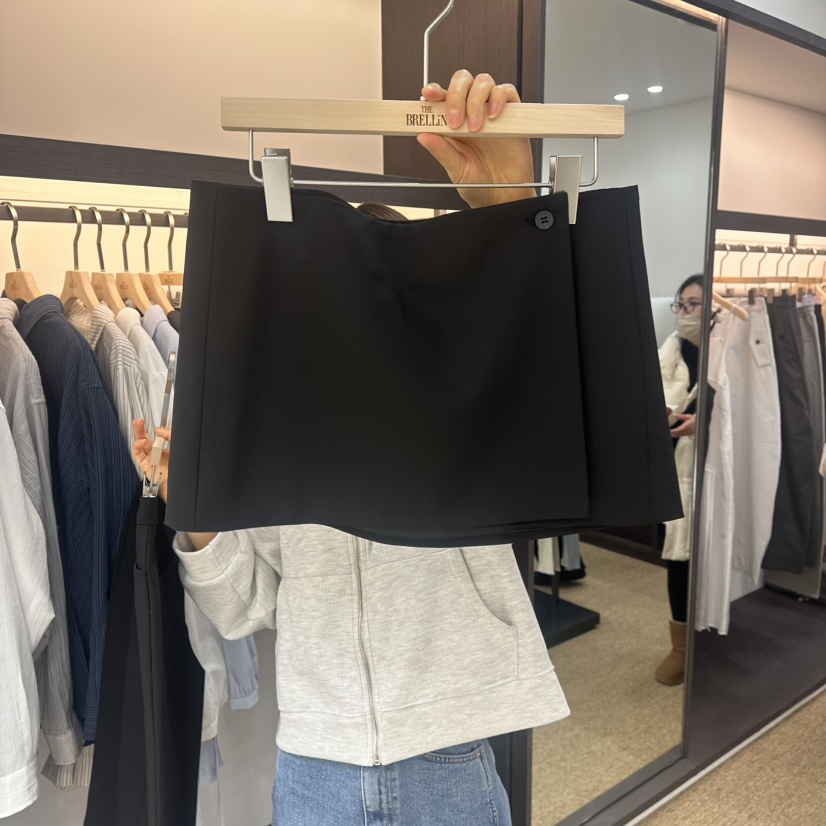 BRELLIN東大門㊣實拍女裝新款熱賣推薦人氣休閑25秋冬短裙春款BRELLIN短裙圖色2