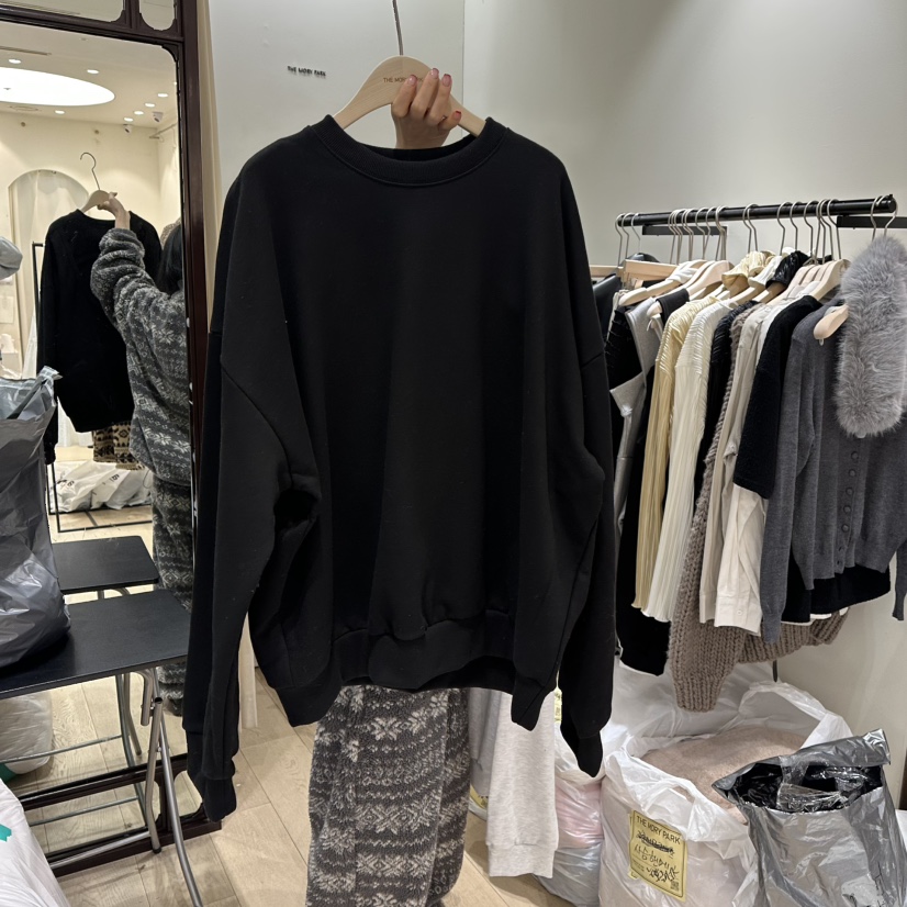 THEMORYPARK韓國代購㊣女裝新品推薦休閑25秋冬職業衛衣春款THE MORY PARK衛衣圖色2