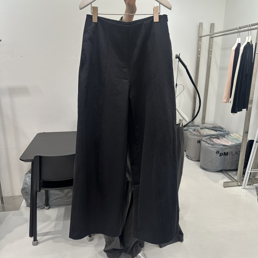 VISUAL SPACE東大門㊣實拍女士新品職業人氣休閑褲春款寬松VISUAL SPACE休閑褲圖色1黑色