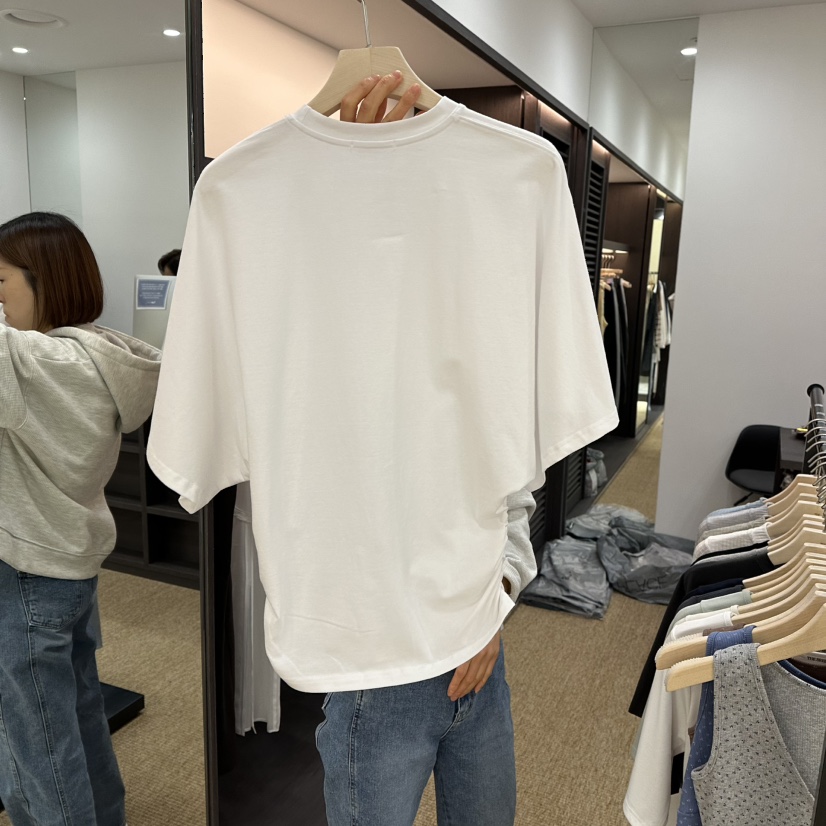 BRELLIN韓國代購㊣女士新品人氣職業時尚熱賣推薦T恤春款褶皺BRELLINT恤