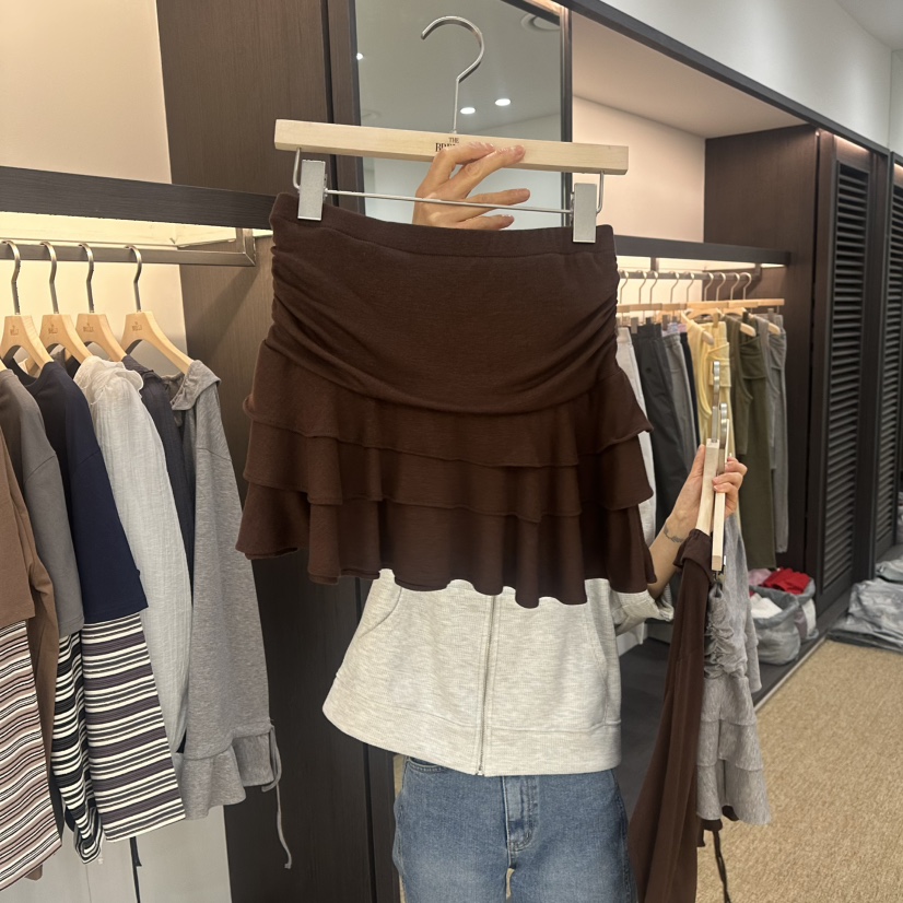 BRELLIN東大門㊣直郵女裝新品時尚25秋冬推薦職業短裙春款褶皺BRELLIN短裙圖色1