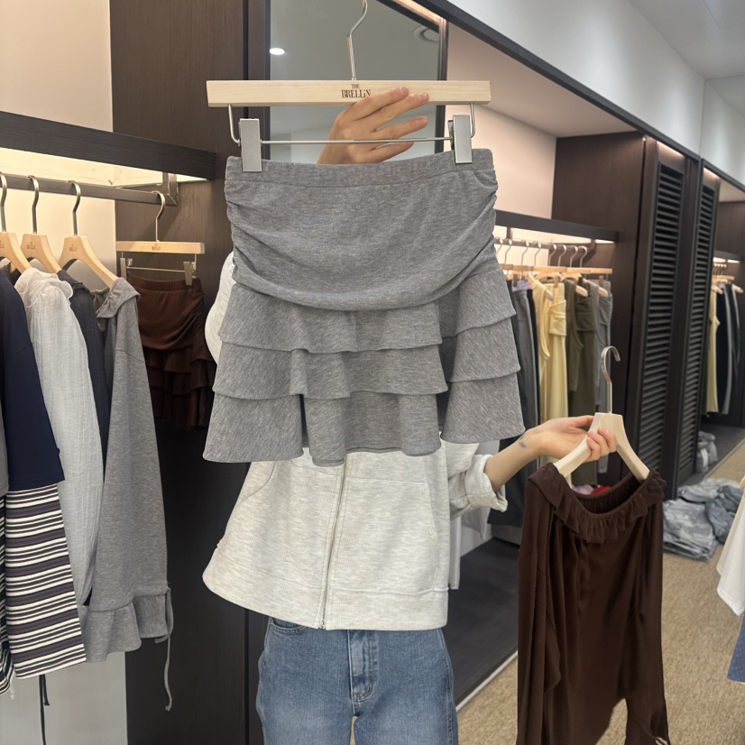 BRELLIN東大門㊣直郵女裝新品時尚25秋冬推薦職業短裙春款褶皺BRELLIN短裙圖色2