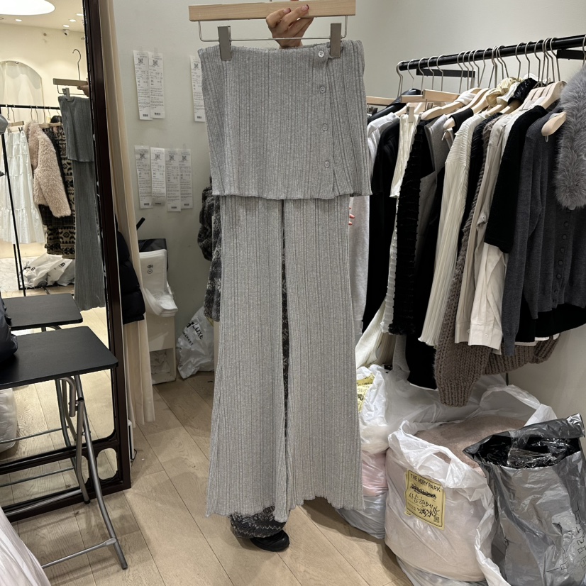 THEMORYPARK韓國代購㊣女士新品熱賣25秋冬時尚人氣裙褲春款THE MORY PARK裙褲圖色2