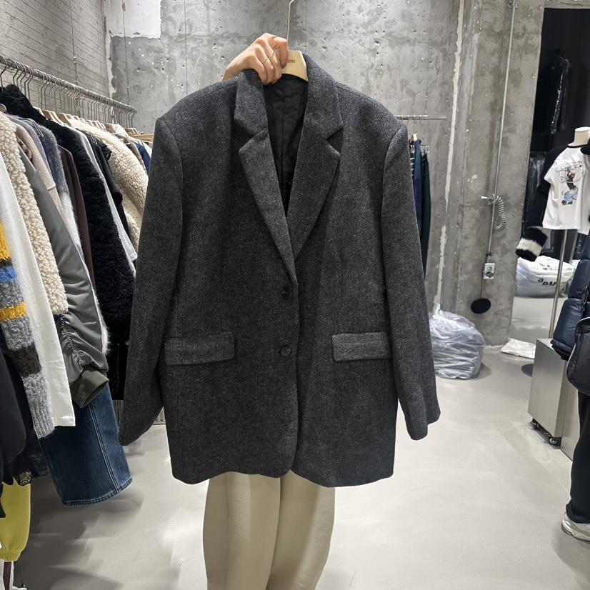 JUNI東大門㊣代購女裝新款熱賣職業推薦時尚人氣25秋冬夾克my juni夾克圖色1