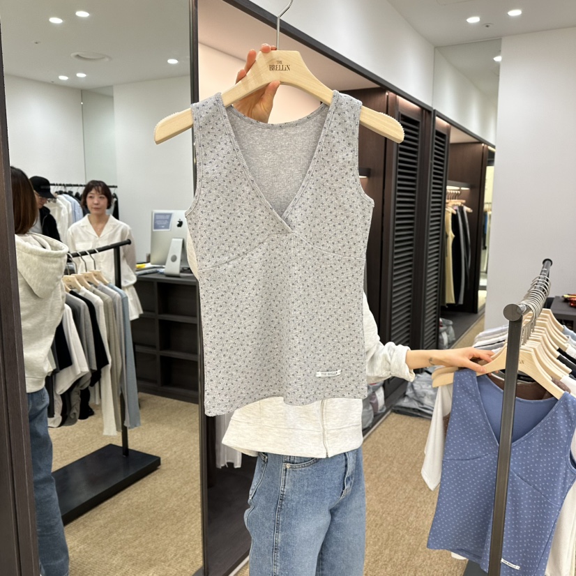 BRELLIN韓國代購㊣女裝新款推薦休閑25秋冬熱賣吊帶背心春款BRELLIN吊帶/背心圖色3