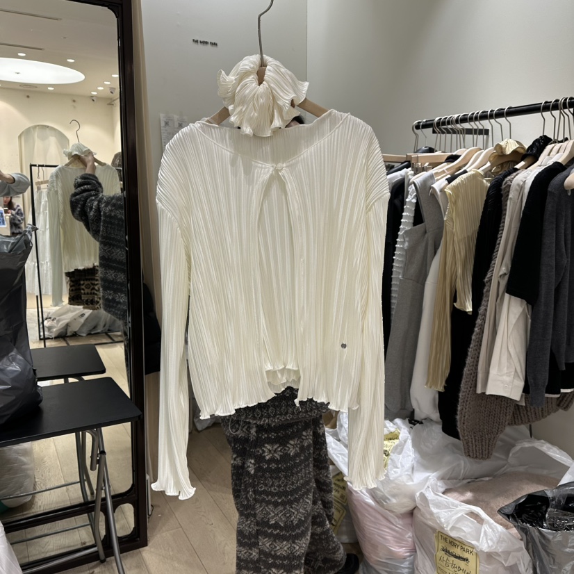 THEMORYPARK東大門㊣直郵女士新品熱賣休閑套裝春款套裝褶裥THE MORY PARK套裝圖色1