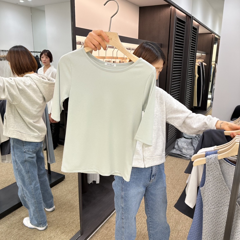 BRELLIN東大門㊣直郵女裝新款人氣推薦時尚25秋冬職業T恤春款BRELLINT恤圖色3