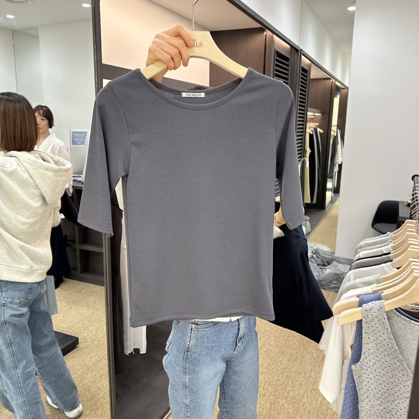 BRELLIN東大門㊣直郵女裝新款人氣推薦時尚25秋冬職業T恤春款BRELLINT恤圖色4