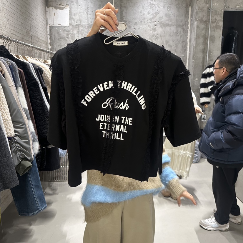 JUNI東大門㊣代購女士新款職業時尚休閑人氣推薦熱賣25秋冬T恤my juniT恤圖色2