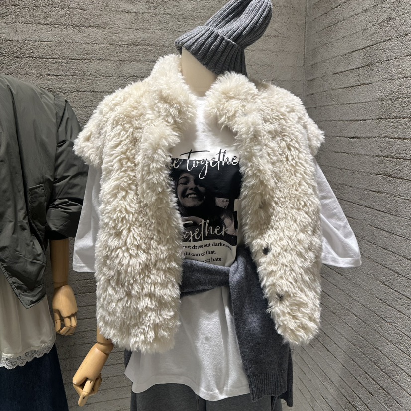 JUNI韓國直郵㊣女士新品推薦熱賣職業25秋冬時尚休閑人氣馬甲my juni馬甲圖色1