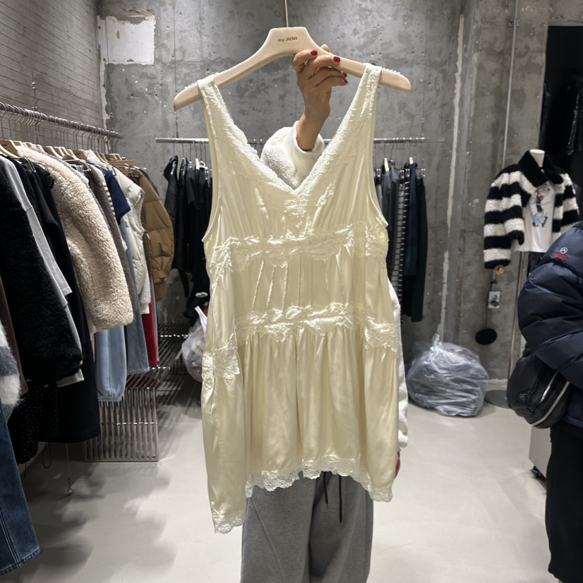 JUNI韓國代購㊣女士新款熱賣時尚休閑職業推薦人氣25秋冬連衣裙my juni連衣裙圖色1