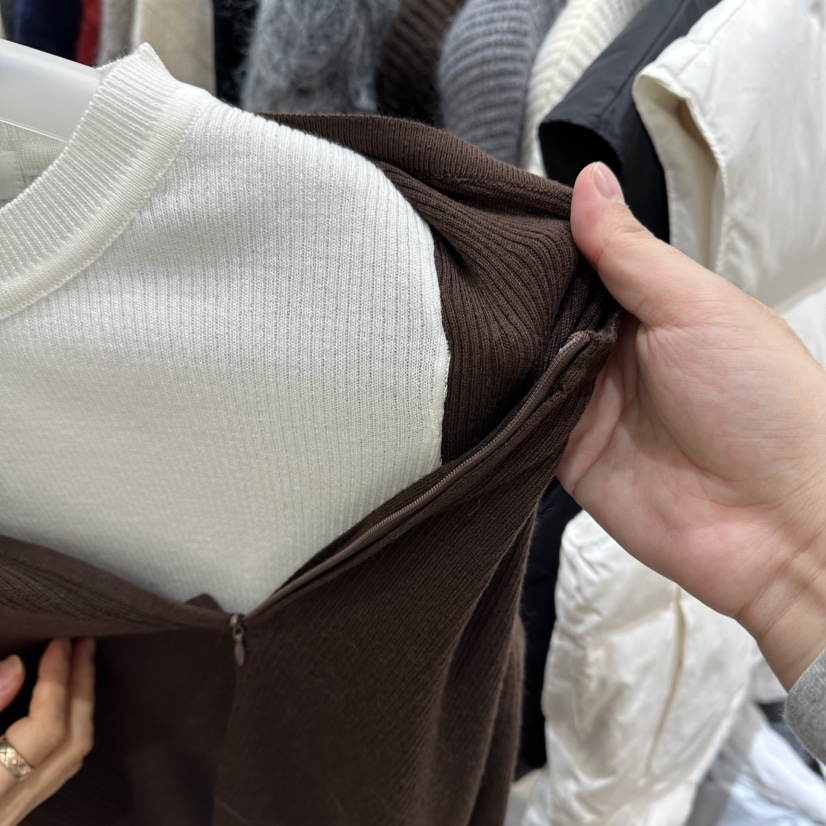 HANSUNGHYUN東大門㊣代購女士新款職業時尚長袖T恤假兩件春款HANSUNGHYUN長袖T恤