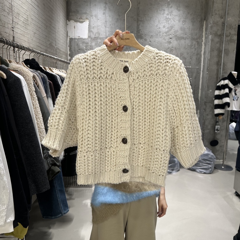 JUNI東大門㊣代購女裝新款人氣職業熱賣時尚推薦25秋冬針織衫my juni針織衫圖色1