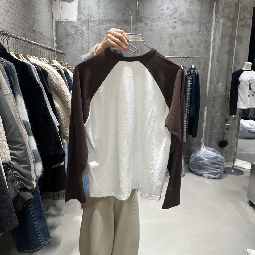 JUNI東大門㊣實拍女裝新品推薦人氣時尚休閑長袖T恤大力水手my juni長袖T恤