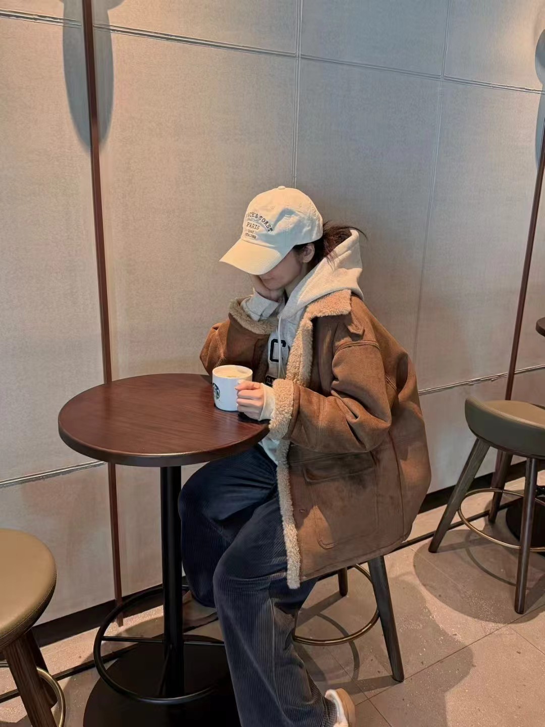 PEPPER 페페㊣東大門代購女裝新款職業休閑人氣熱賣短款大衣PEPPER-SEOUL短款大衣