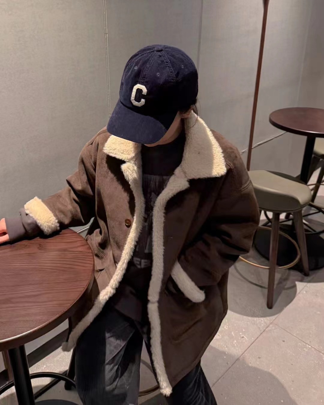 PEPPER 페페㊣東大門代購女裝新款職業休閑人氣熱賣短款大衣PEPPER-SEOUL短款大衣