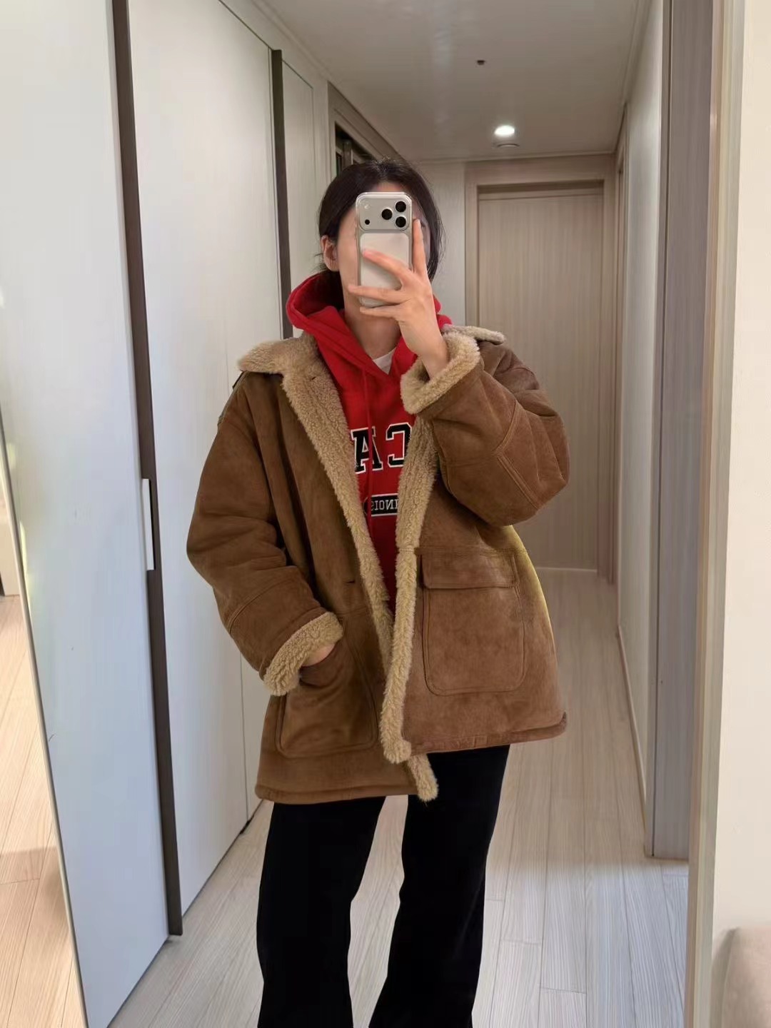 PEPPER 페페㊣東大門代購女裝新款職業休閑人氣熱賣短款大衣PEPPER-SEOUL短款大衣圖色1