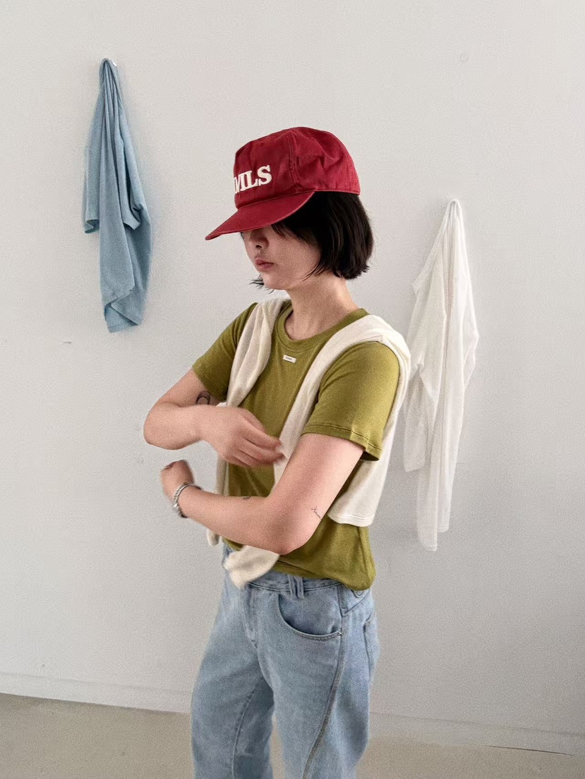 OLI SEOUL韓國直郵㊣女裝新品熱賣推薦時尚26春夏休閑人氣T恤OLI SEOULT恤