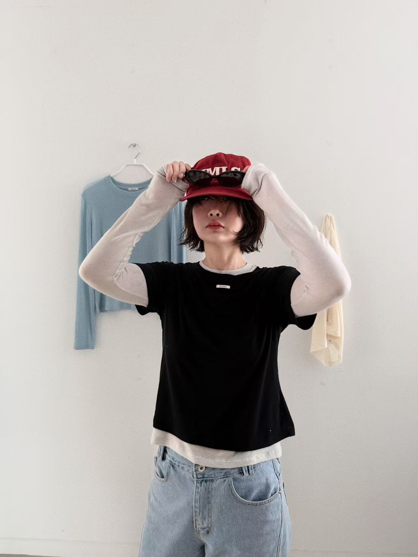 OLI SEOUL韓國直郵㊣女裝新品熱賣推薦時尚26春夏休閑人氣T恤OLI SEOULT恤