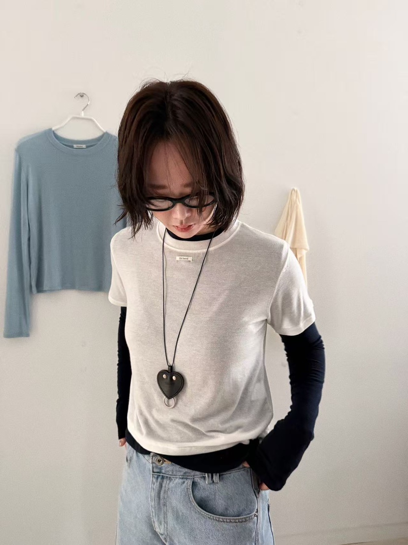 OLI SEOUL韓國直郵㊣女裝新品熱賣推薦時尚26春夏休閑人氣T恤OLI SEOULT恤