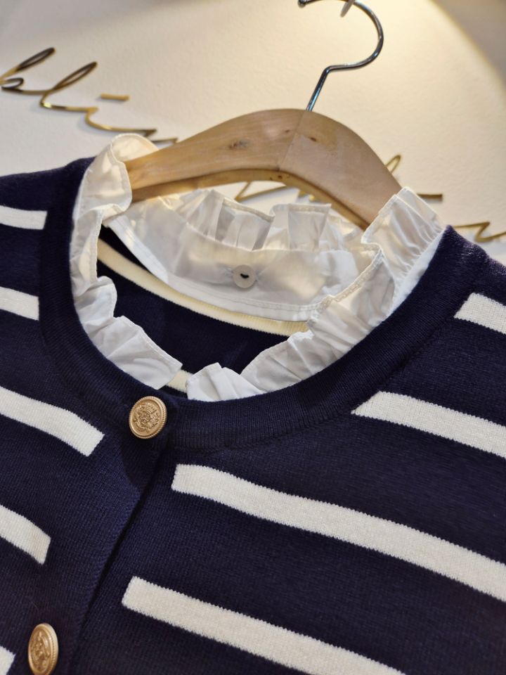 RICO韓國代購㊣女士新款休閑推薦時尚人氣職業真品針織衫棉質bling bling/RICO針織衫