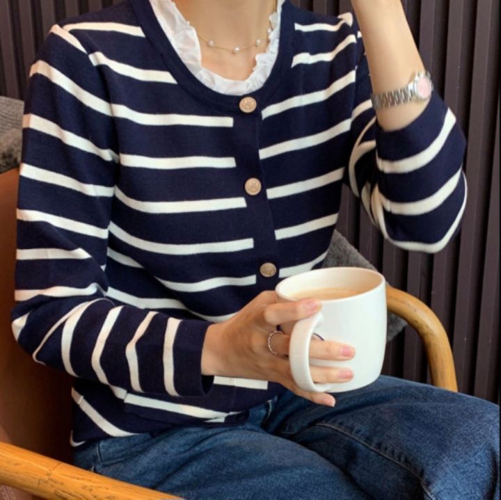 RICO韓國代購㊣女士新款休閑推薦時尚人氣職業真品針織衫棉質bling bling/RICO針織衫