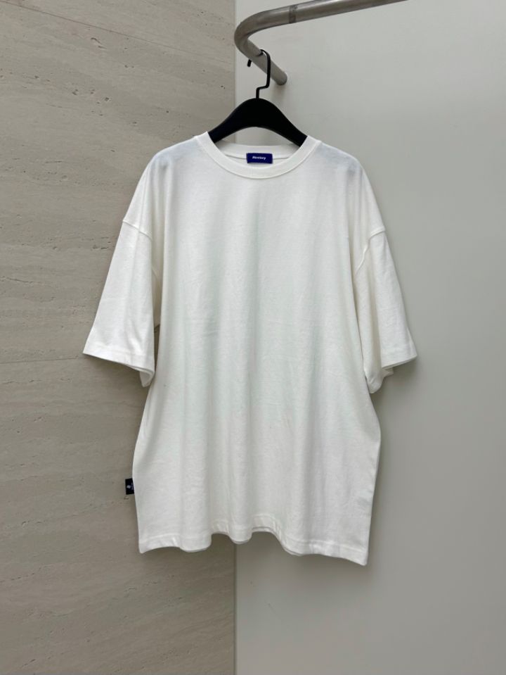 HESTORY韓國直郵㊣女裝新品真品人氣時尚休閑T恤男女同款絨HESTORYT恤圖色2