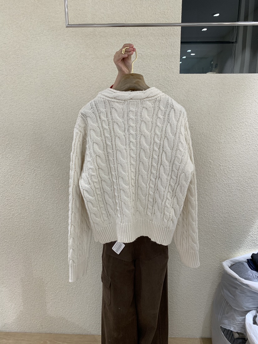 EMPTY韓國直郵㊣女裝新款人氣26春夏休閑真品針織衫花朵開衫EMPTY針織衫