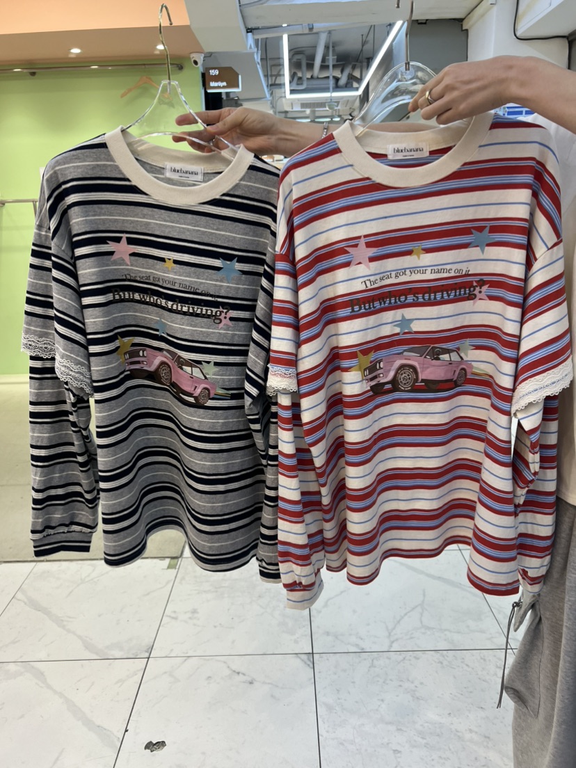 BLUE BANANA東大門直郵㊣女裝新款熱賣真品推薦職業長袖T恤BLUE BANANA長袖T恤