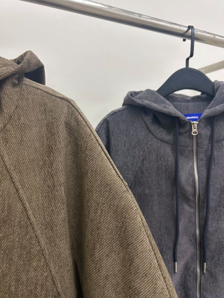 HESTORY韓國直郵㊣女裝新款人氣熱賣時尚短款棉服男女同款連帽HESTORY短款棉服