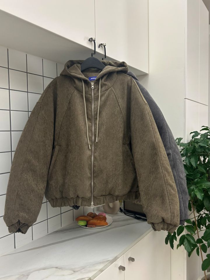 HESTORY韓國直郵㊣女裝新款人氣熱賣時尚短款棉服男女同款連帽HESTORY短款棉服