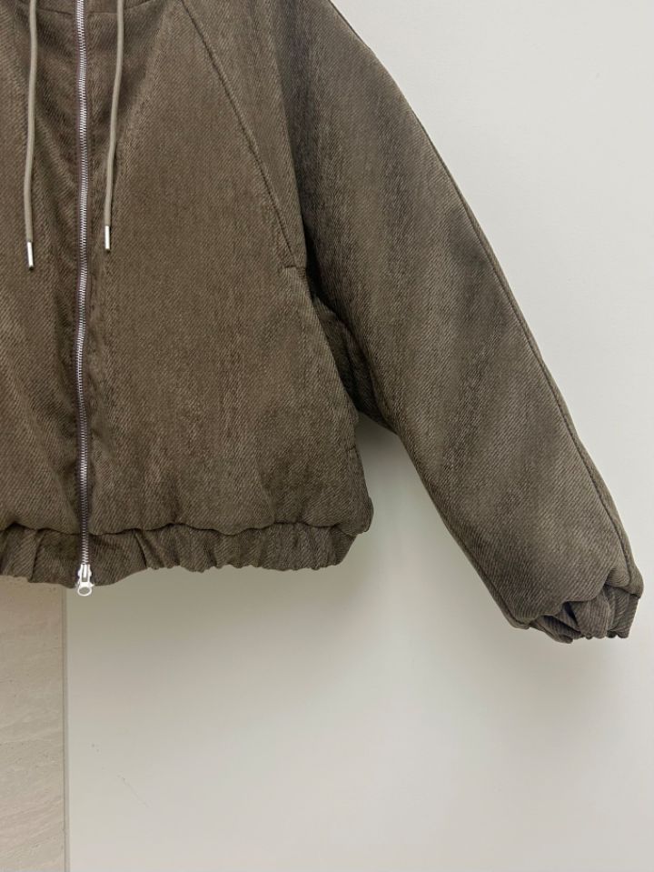 HESTORY韓國直郵㊣女裝新款人氣熱賣時尚短款棉服男女同款連帽HESTORY短款棉服