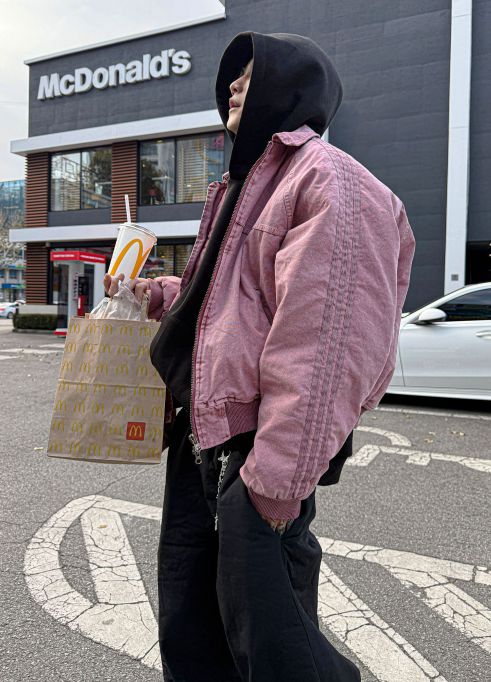 HESTORY韓國直郵㊣女裝新款時尚職業熱賣人氣短款棉服男女同款HESTORY短款棉服