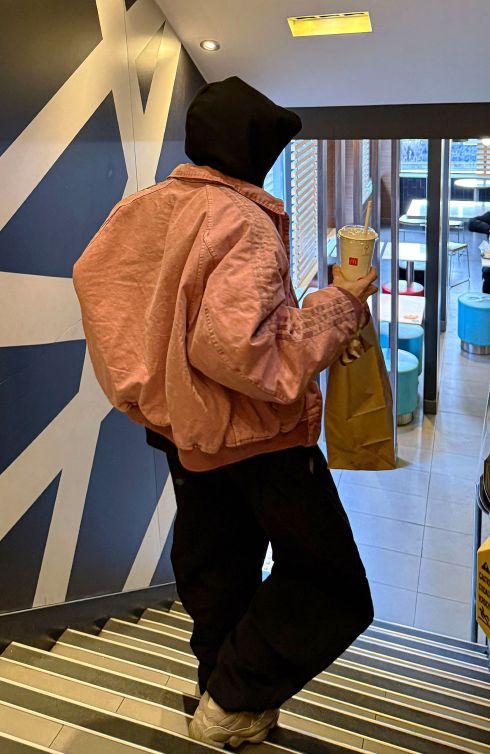 HESTORY韓國直郵㊣女裝新款時尚職業熱賣人氣短款棉服男女同款HESTORY短款棉服