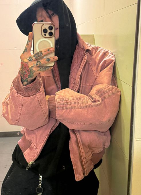 HESTORY韓國直郵㊣女裝新款時尚職業熱賣人氣短款棉服男女同款HESTORY短款棉服