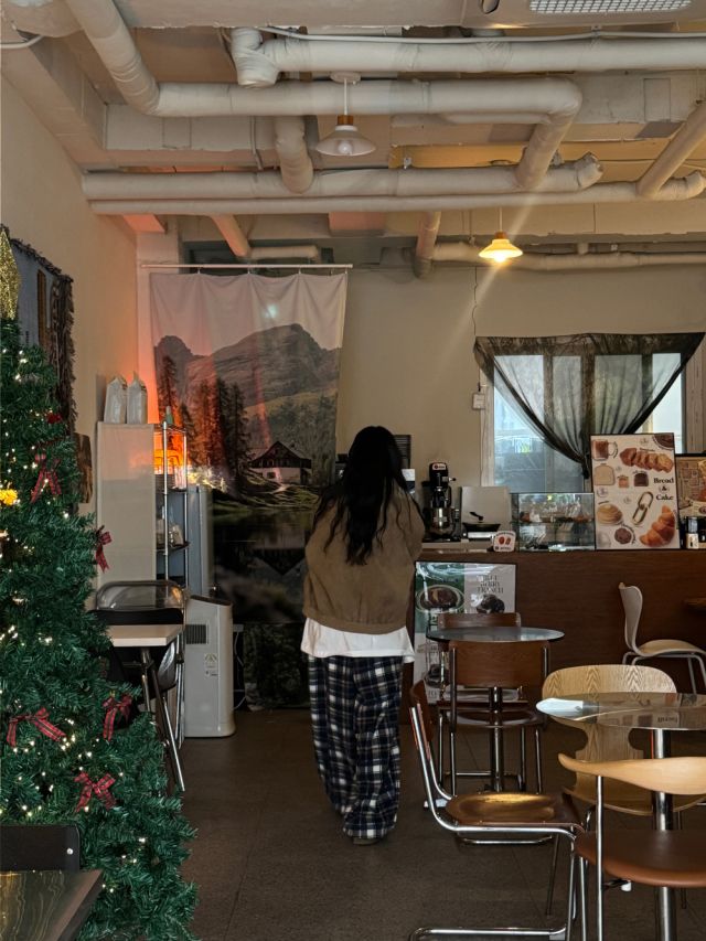 HESTORY韓國代購㊣女裝新品人氣推薦休閑褲男女同款格紋抓絨HESTORY休閑褲