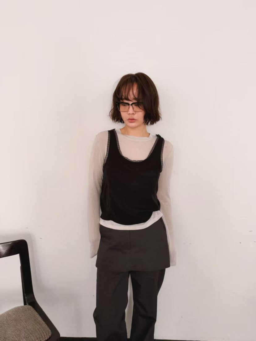 OLI SEOUL東大門直郵㊣女裝新款26春夏熱賣職業時尚吊帶背心OLI SEOUL吊帶/背心