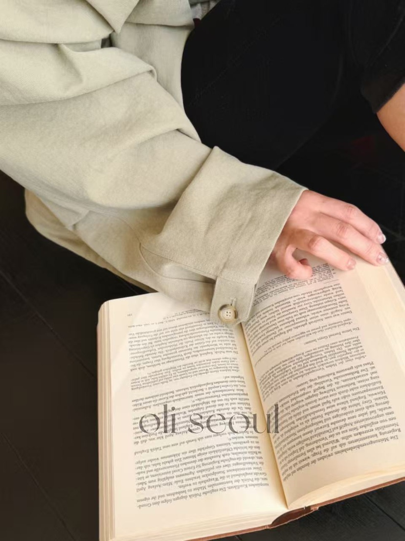 OLI SEOUL韓國代購㊣女士新品職業推薦休閑26春夏熱賣夾克OLI SEOUL夾克