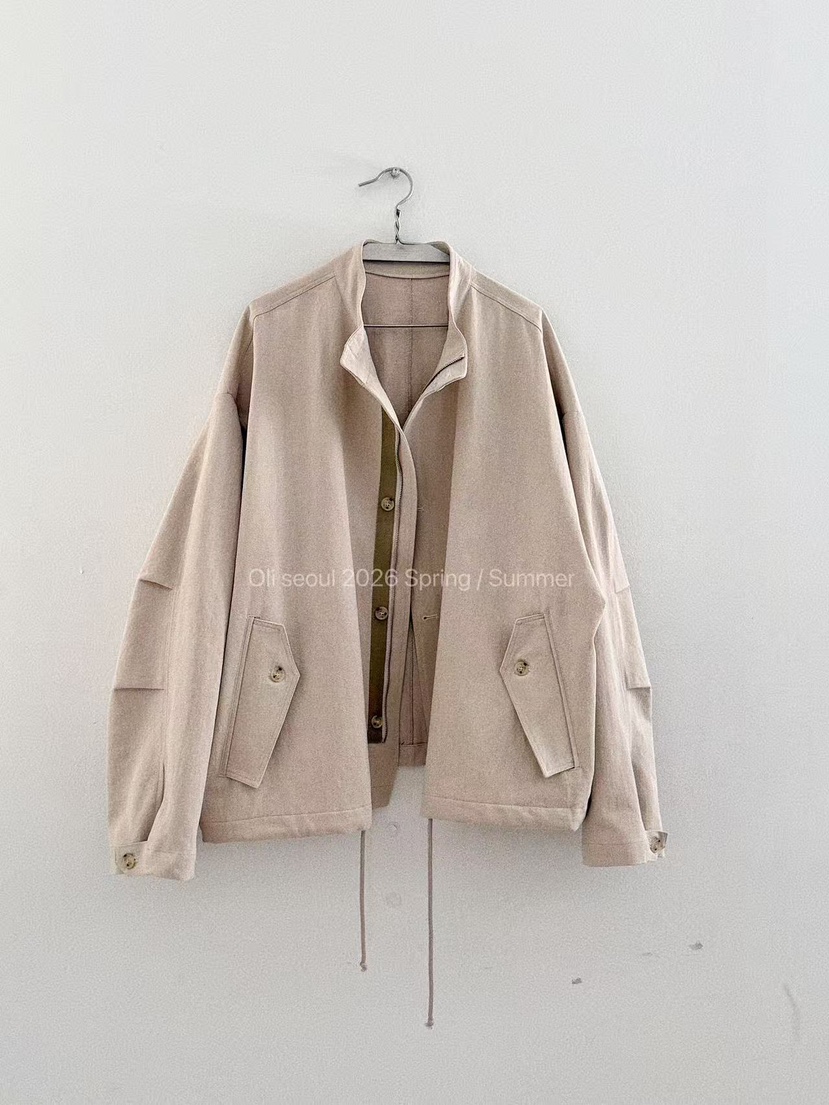 OLI SEOUL韓國代購㊣女士新品職業推薦休閑26春夏熱賣夾克OLI SEOUL夾克圖色1