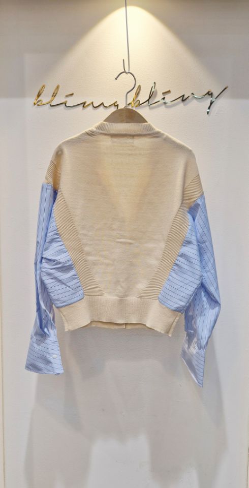 BLING BLING-S東大門直郵㊣女士新品休閑人氣針織衫V領開衫BLING BLING-S針織衫
